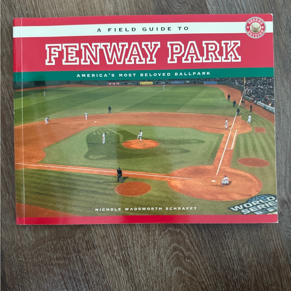 Fenway Park Field Guide Book - Red and Green Cover